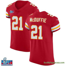 Mens Kansas City Chiefs Trent Mcduffie Red Elite Team Color Vapor Untouchable Super Bowl Lvii Patch Kcc216 Jersey C3083